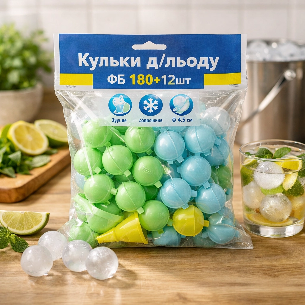 Кульки для льоду Фрекен БОК 12 шт — Прибирання та інвентар
