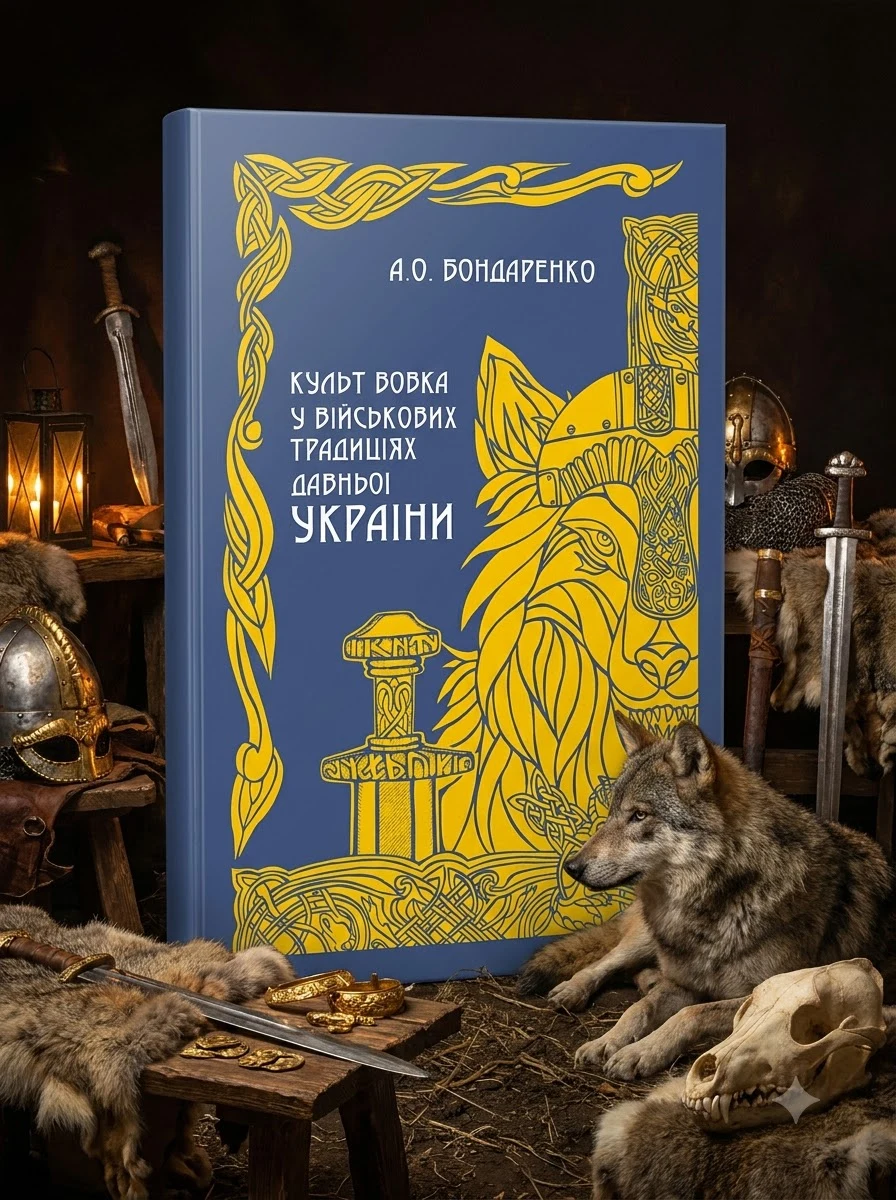 Культ вовка у військових традиціях Давньої України — Бондаренко А.О., обкладинка