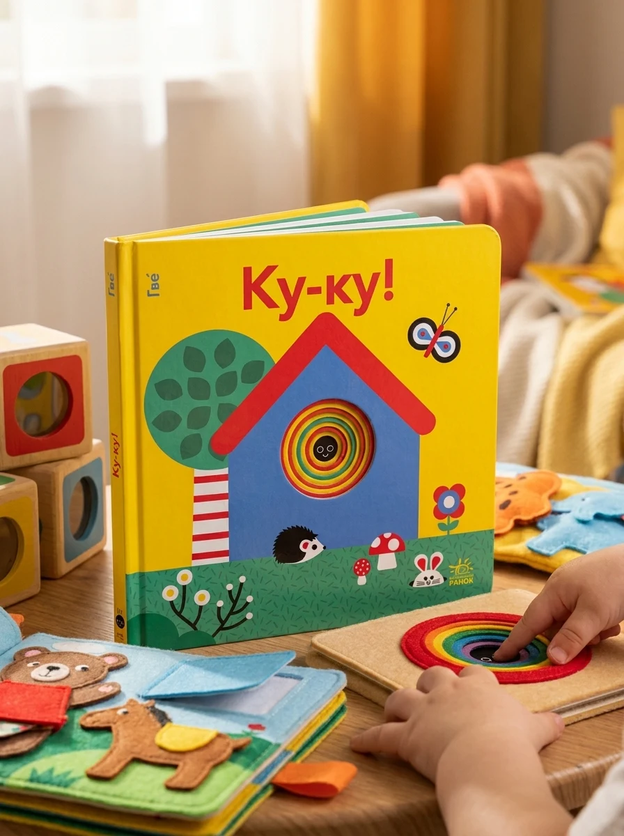 Кумедні дірочки: Ку-ку!, — Дитяча література
