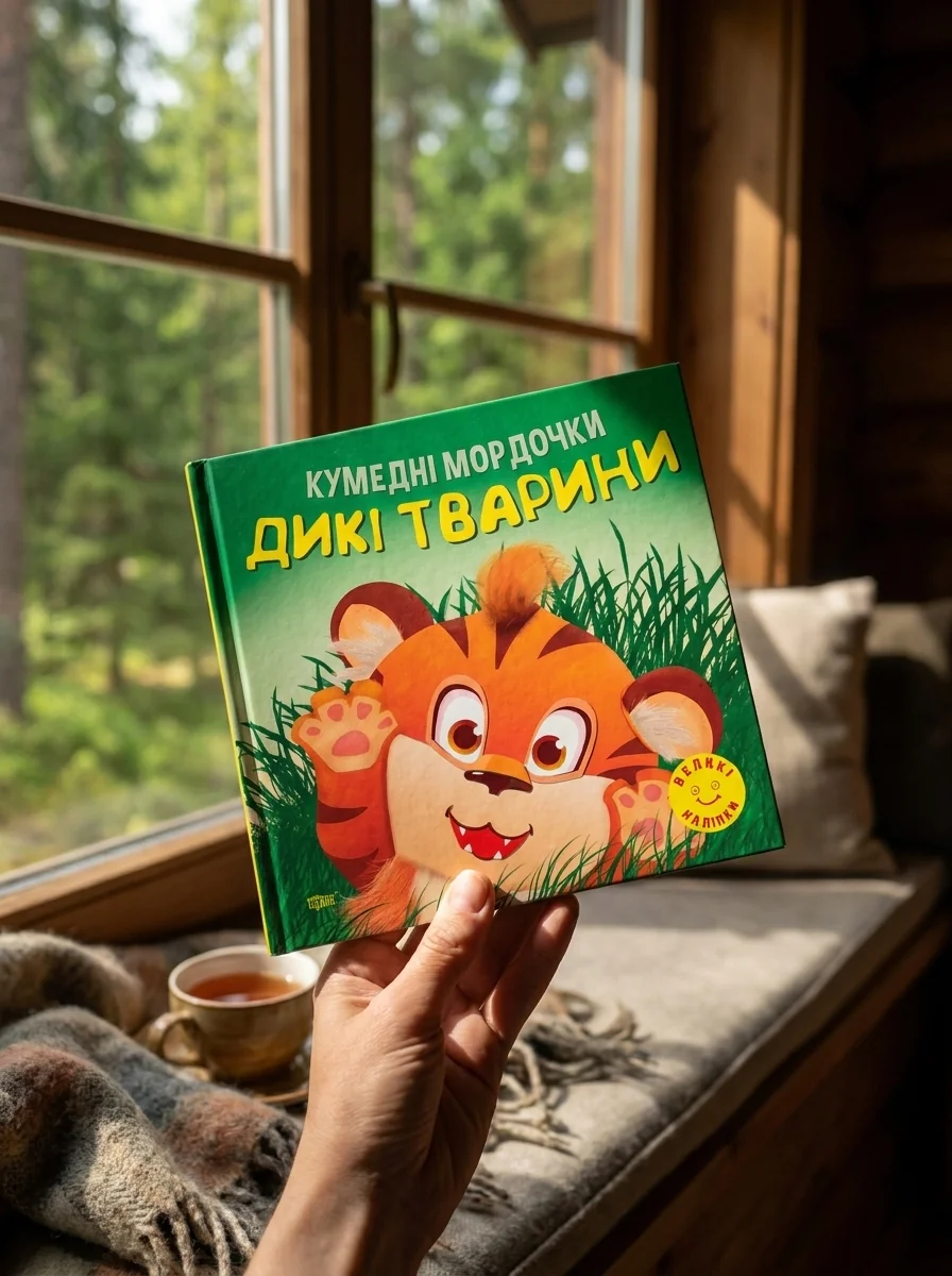 Кумедні мордочки. Дикі тварини — Дитяча література