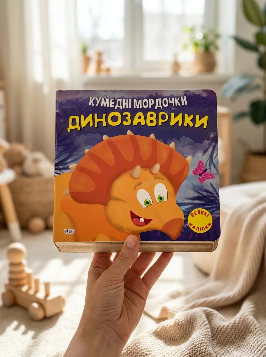 Кумедні мордочки. Динозаврики — Дитяча література