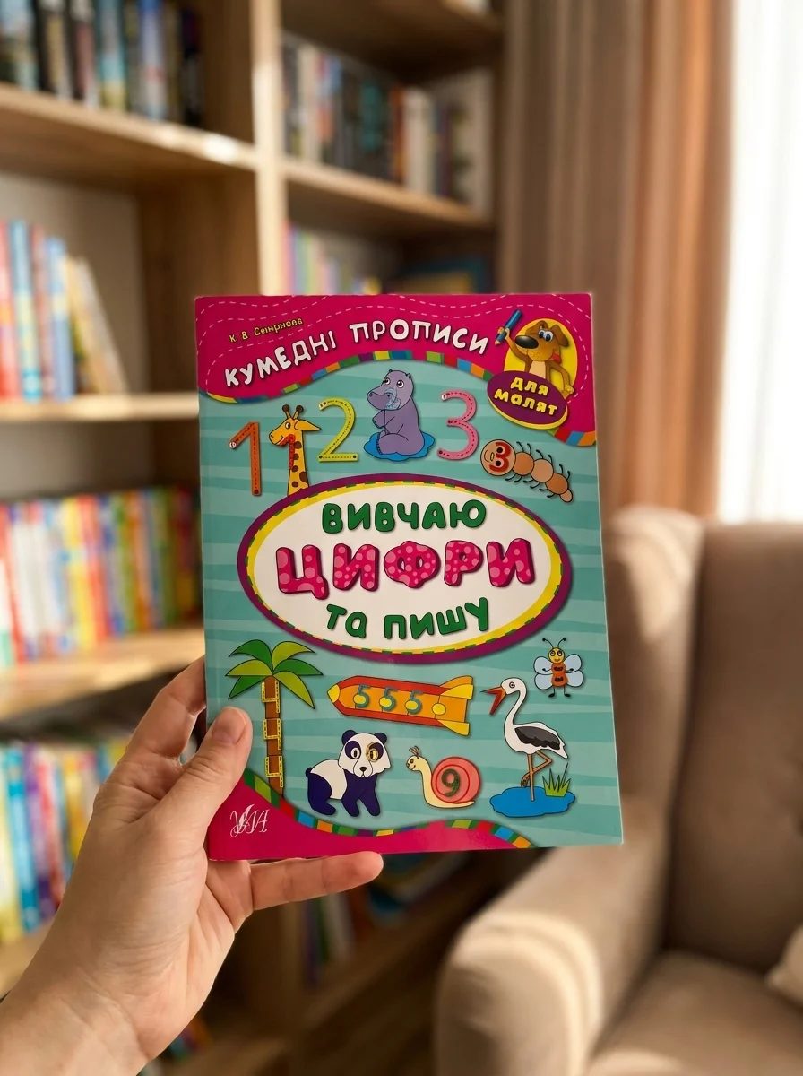 Кумедні прописи. Вивчаю цифри та пишу — Розвивальні книги