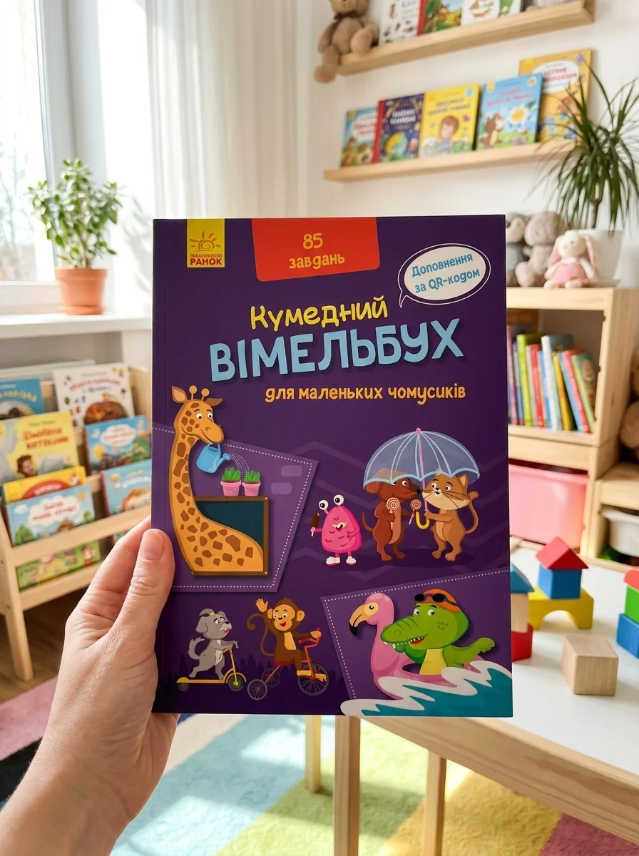 Кумедний вімельбух для маленьких чомусиків — Дитяча література