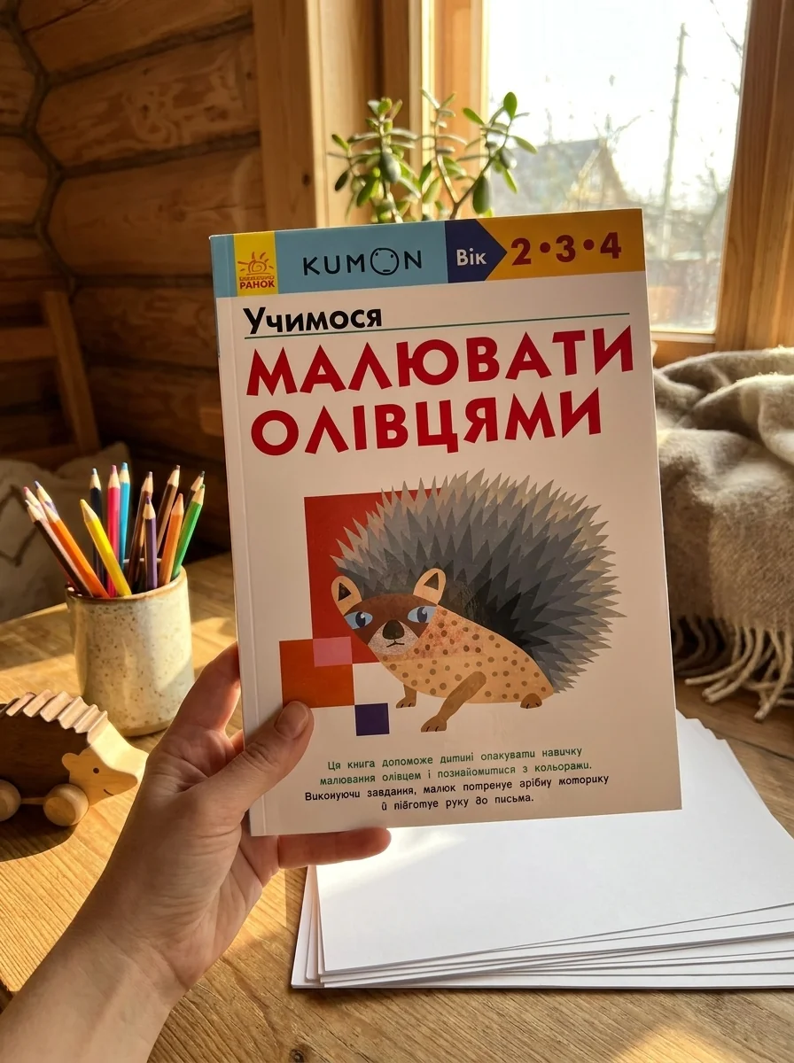 Кумон : Учимося малювати олівцями — Дитяча література