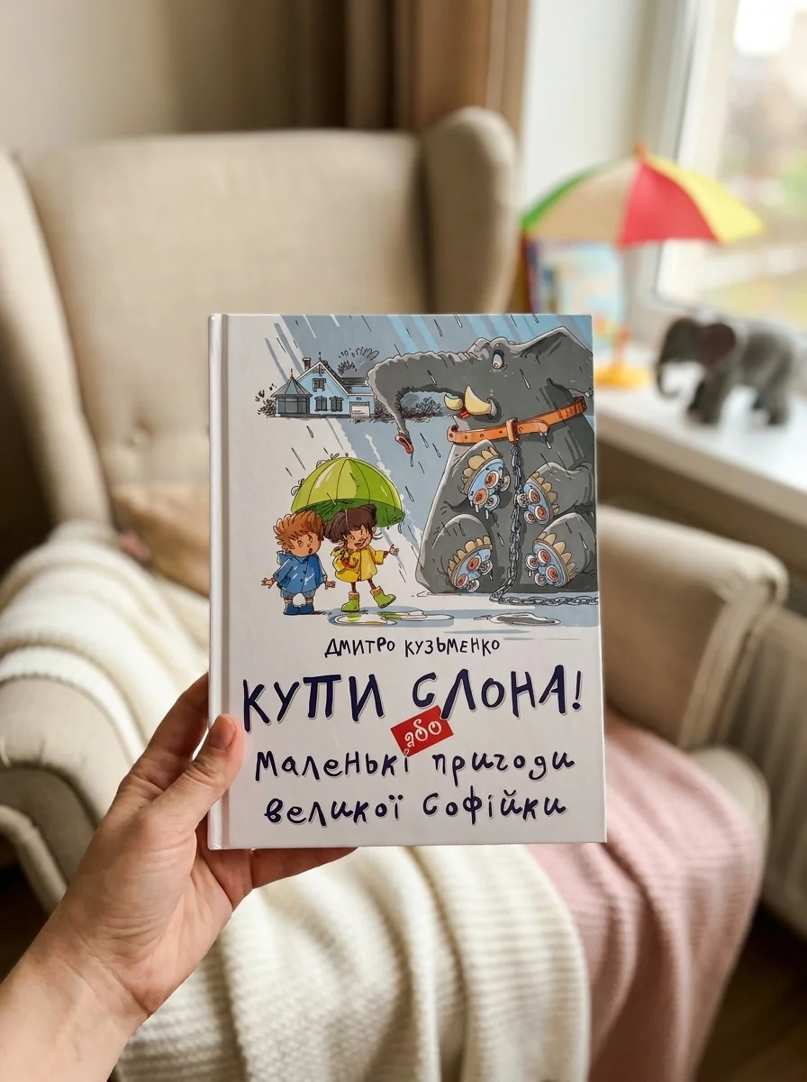 Купи слона! або Маленькі пригоди великої Софійки. Дмитро Кузьменко — Дитяча література