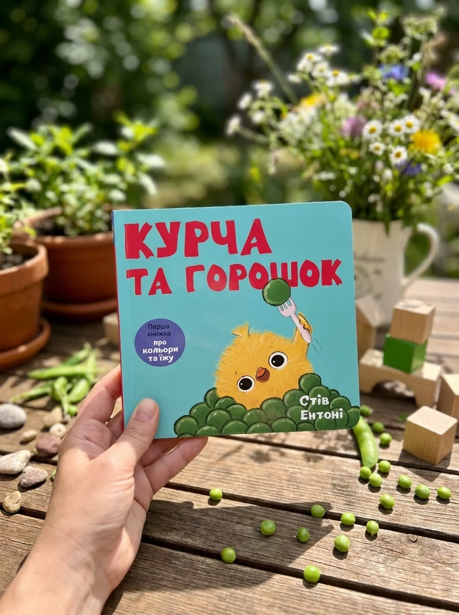 Курча та горошок — Дитяча література