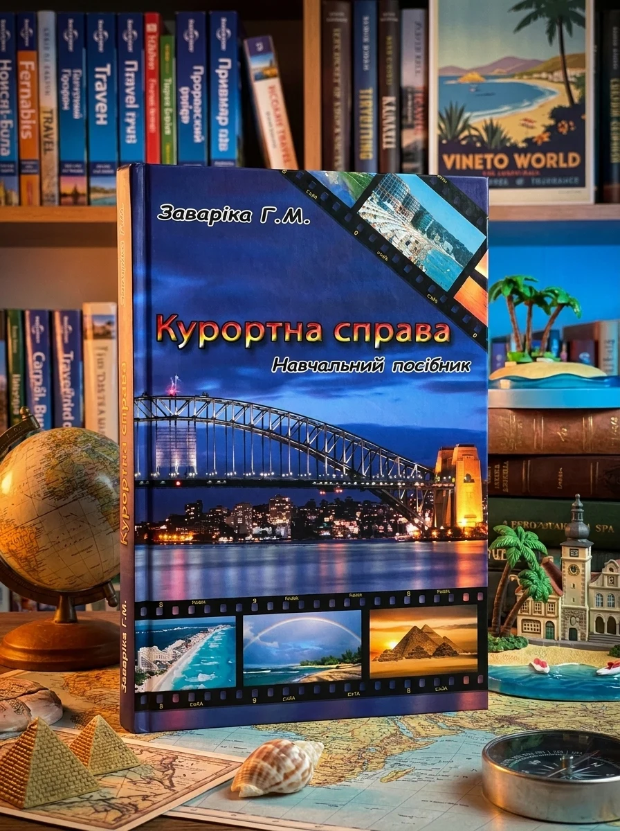 Курортна справа Навчальний посібник рекомендовано МОН України — Заваріка Г.М., обкладинка