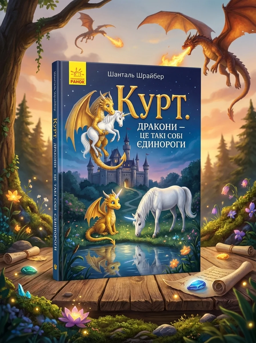 Курт. Дракони — це такі собі єдинороги — Дитяча література