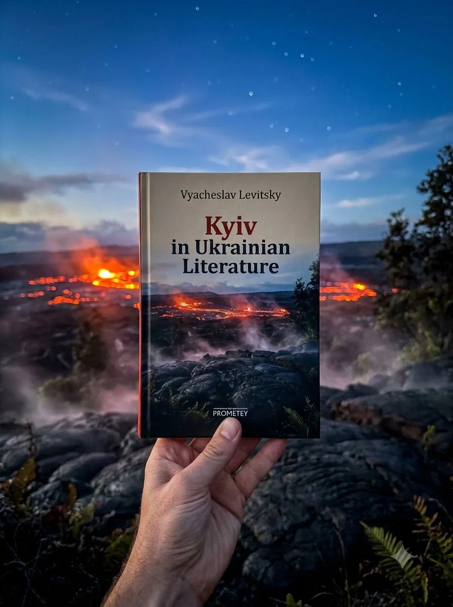 Київ в українській літературі — Вʼячеслав Левицький, обкладинка