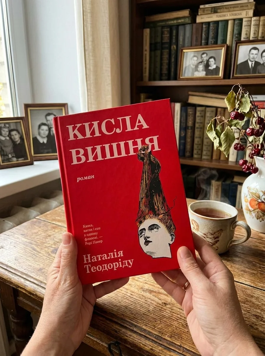Кисла вишня — Наталія Теодоріду, обкладинка
