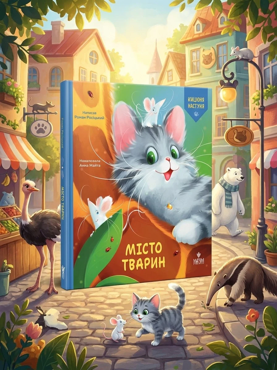 Кицюня Настуня. Книга 3. Місто тварин