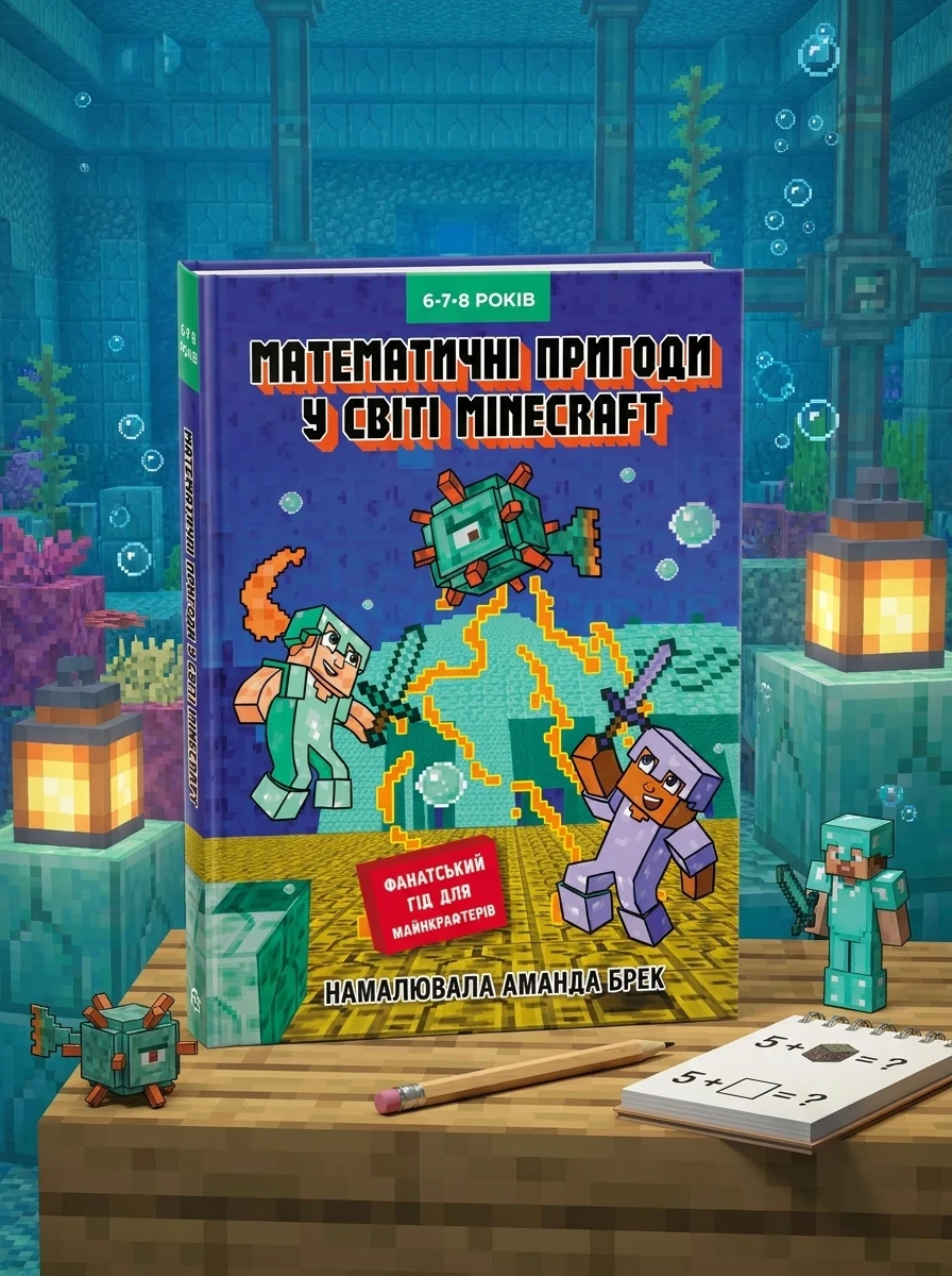 Лабораторія Minecraft. Математичні пригоди у світі Minecraft. 6–7–8 років, — Дитяча література