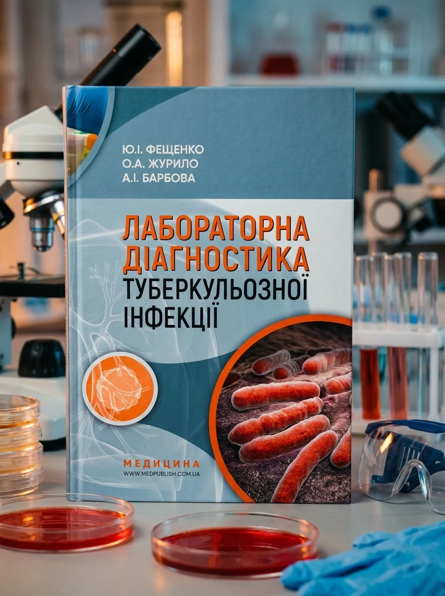 Лабораторна діагностика туберкульозної інфекції: навчальний посібник — Ю.І Фещенко, обкладинка