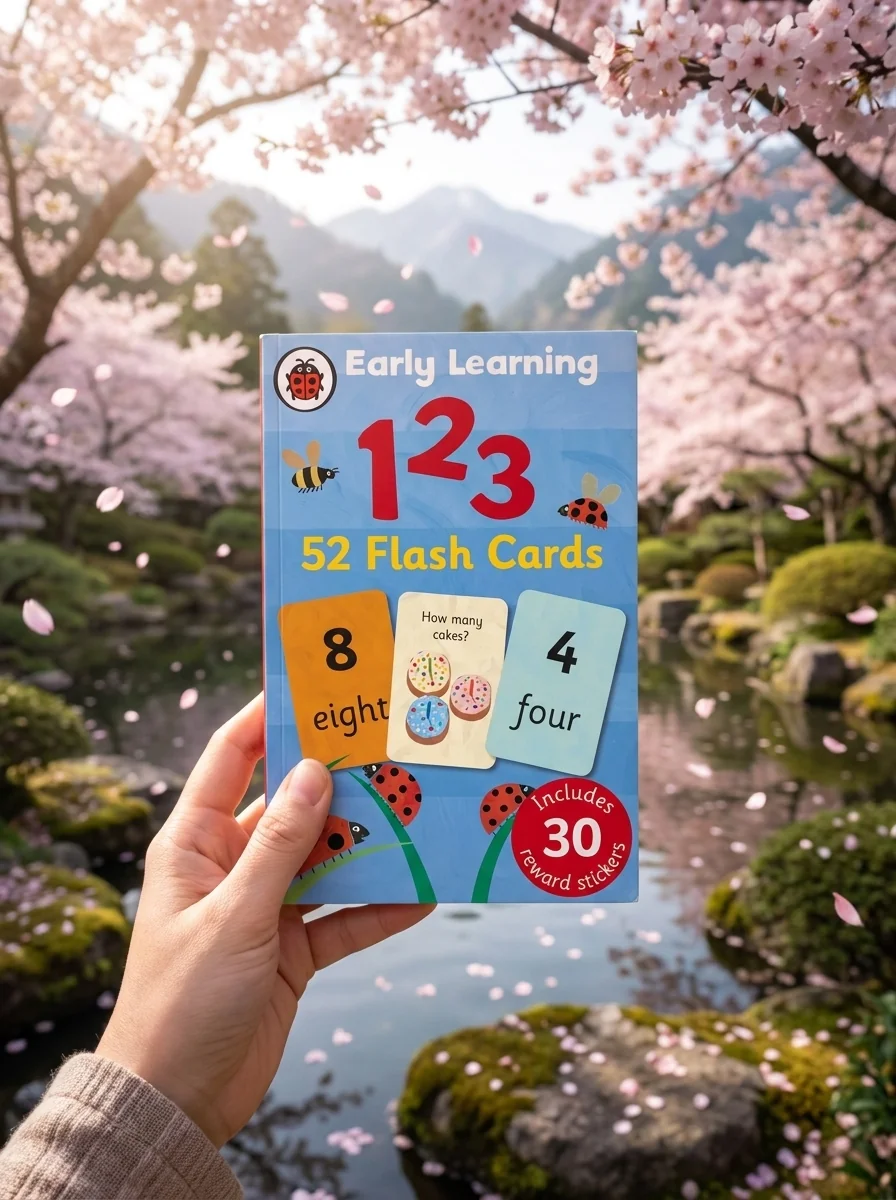 Ladybird Early Learning: 123 flash cards, обкладинка