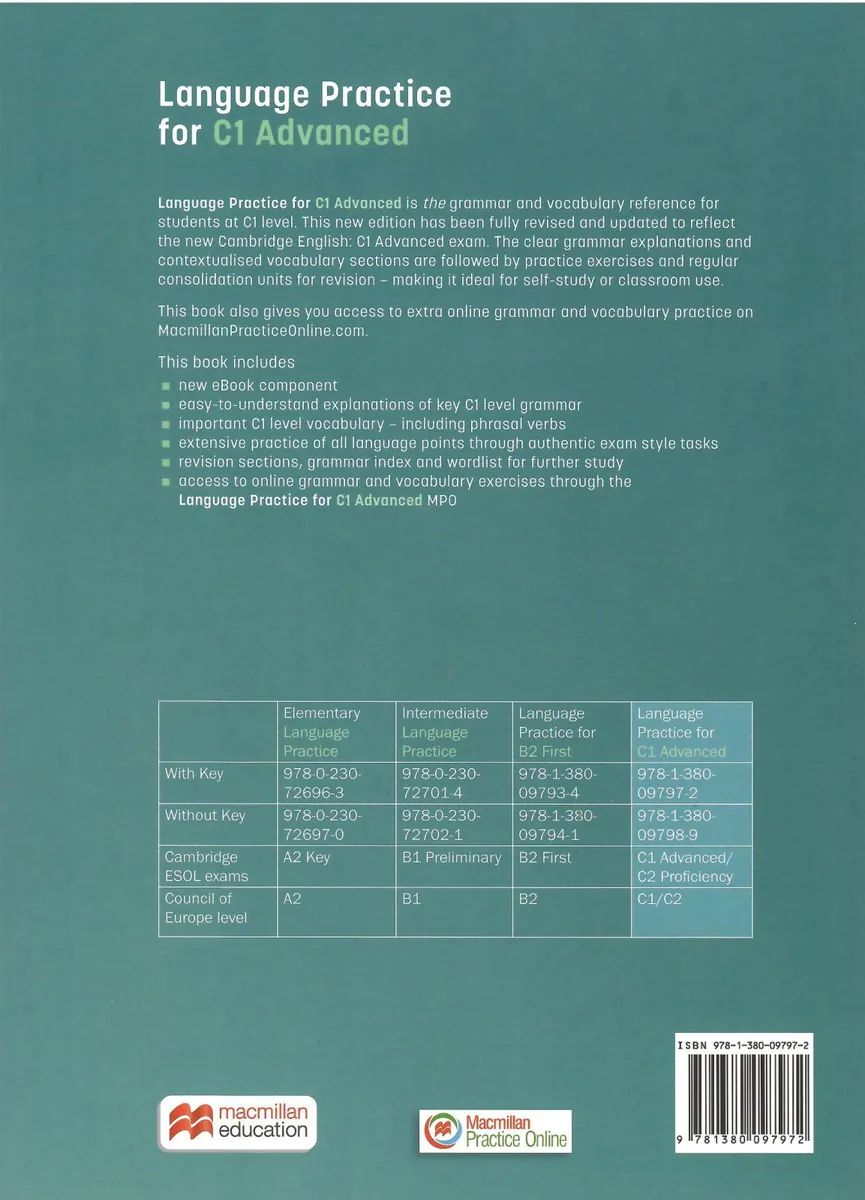 Language Practice C1 Advanced Student's Book with key Pack (4-th edition) — Майкл Вінс, фото 3
