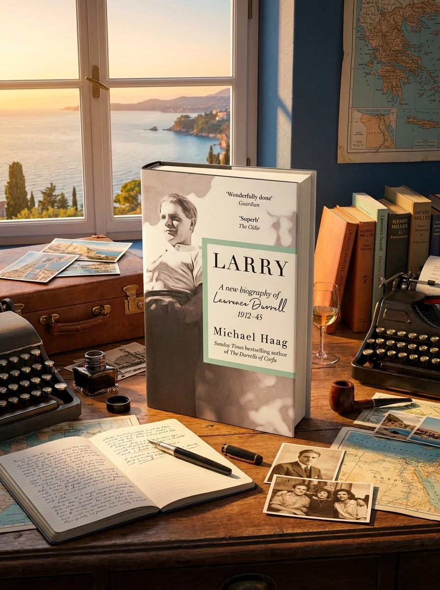Larry. A New Biography of Lawrence Durrell, 1912-1945 — Майкл Гааг, обкладинка