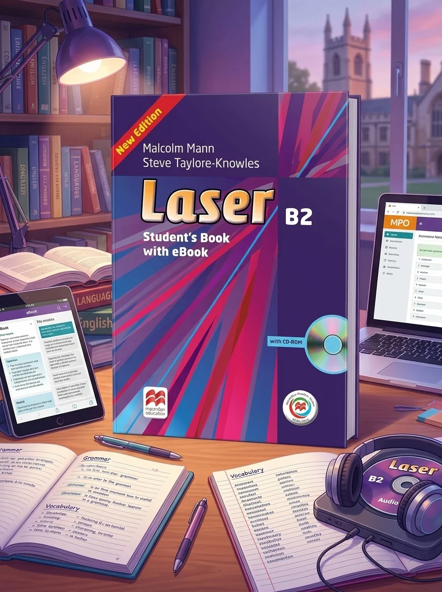 Laser B2 Student's Book + CD Rom + MPO + eBook — Вивчення мов
