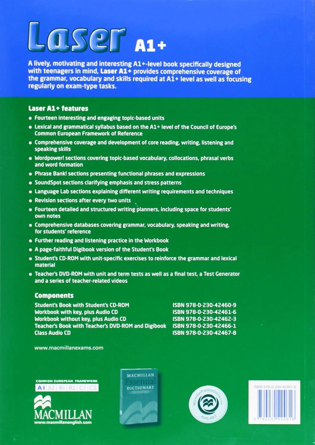 Laser. Workbook A1+ With Key + CD