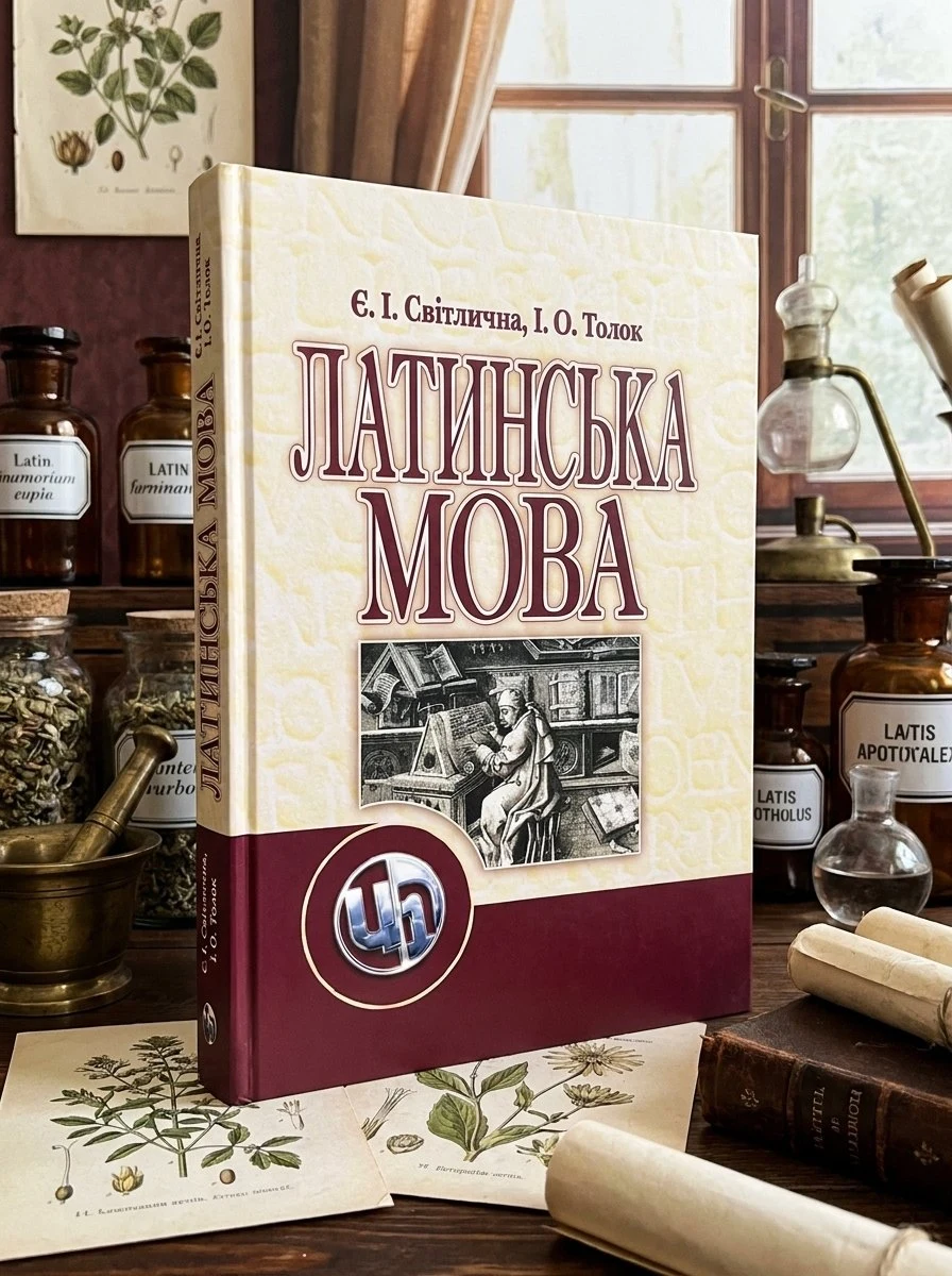 Латинська мова. Підручник затверджений МОН України — Світлична Є.І., обкладинка