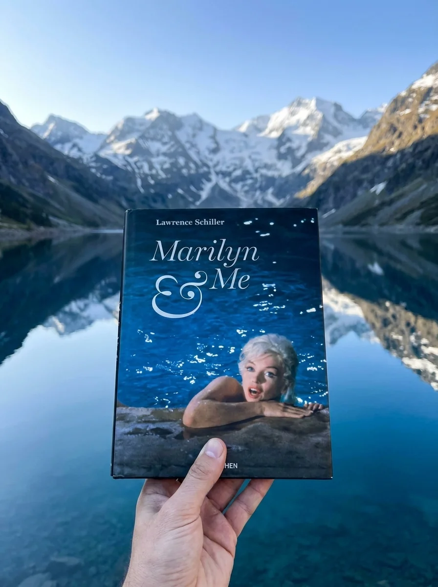 Lawrence Schiller. Marilyn & Me — Лоуренс Шиллер, обкладинка
