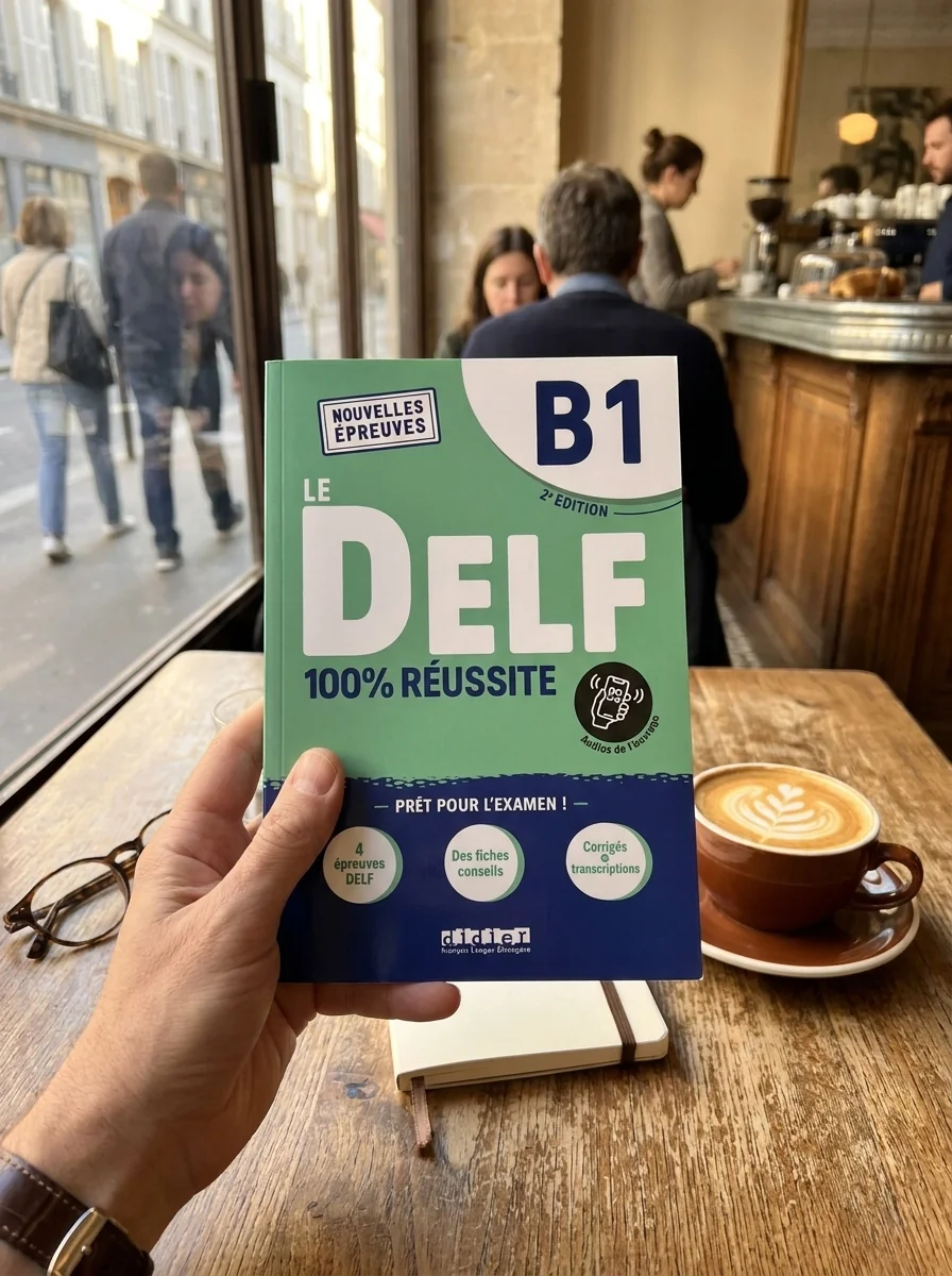 Le DELF B1 100% reussite Livre + Onprint App — Емілі Жакамент, обкладинка
