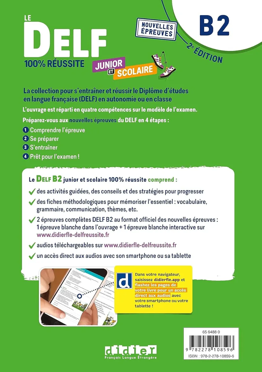 Le DELF B2 100% réussite Junior et scolaire Livre + didierfle.app — Марі Рабін, фото 4