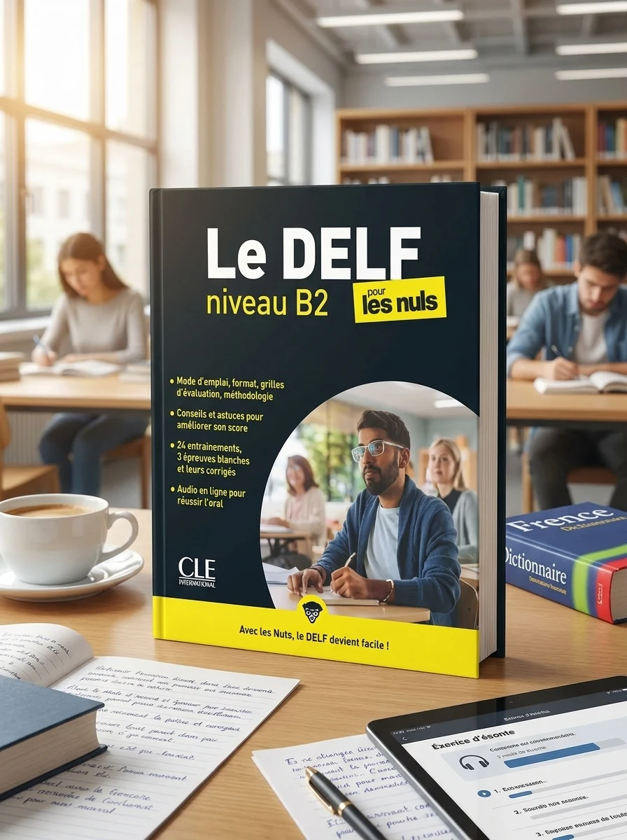 Le DELF Pour Les Nuls B2 Livre + Audio téléchargeable en ligne — Фаб'єн Делькамбр, обкладинка