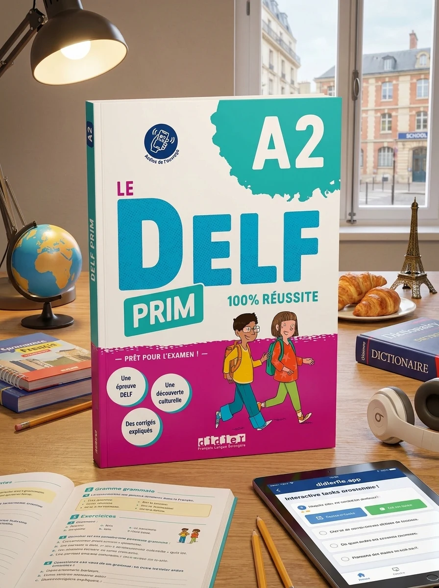 Le DELF Prim A2 100% réussite Livre + didierfle.app — Вивчення мов