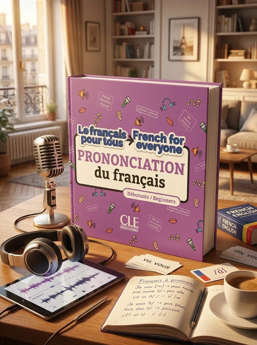 Le français pour tous A1/A2 Prononciation Livre + Audio téléchargeable — Вивчення мов