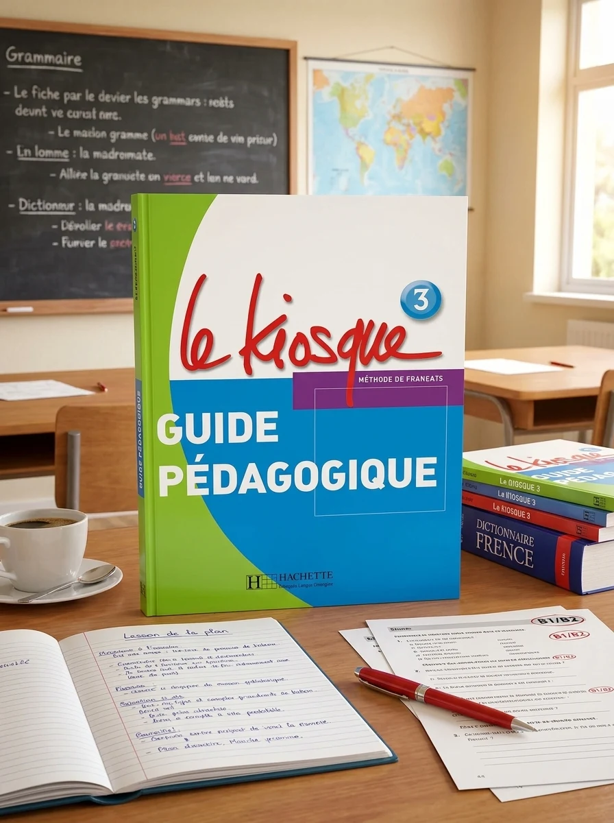 Le Kiosque. Niveau 3. Guide pe'dagogique — Фаб'єн Галлон, обкладинка