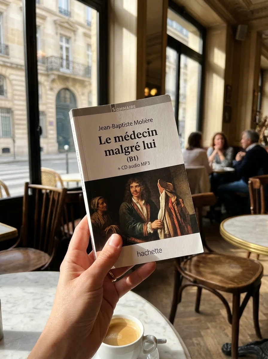 Le mеdecin Malgrе lui (B1) + CD audio MP3 — Жан Батіст Мольєр, обкладинка