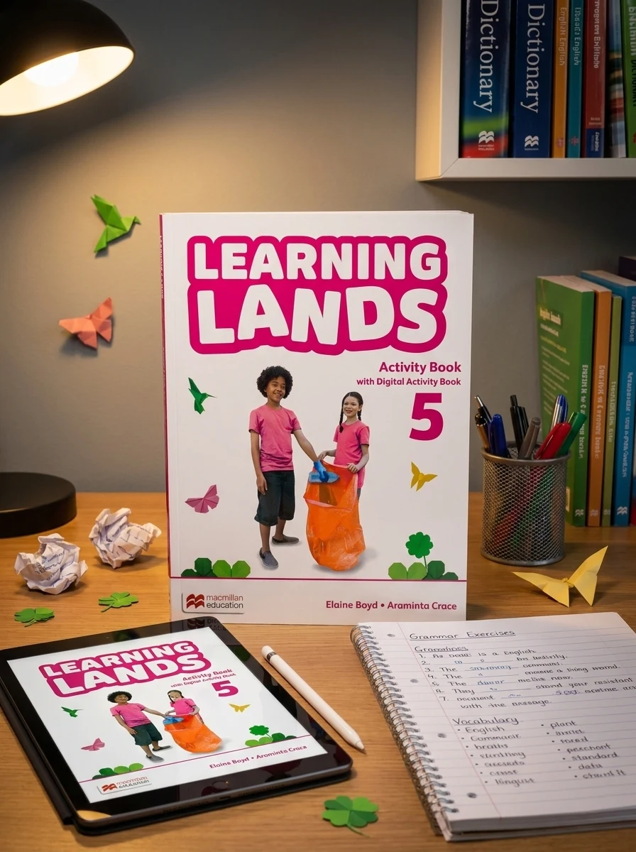 Learning Lands Level 5. Activity Book with Digital Activity Book — Арамінта Грейс, обкладинка