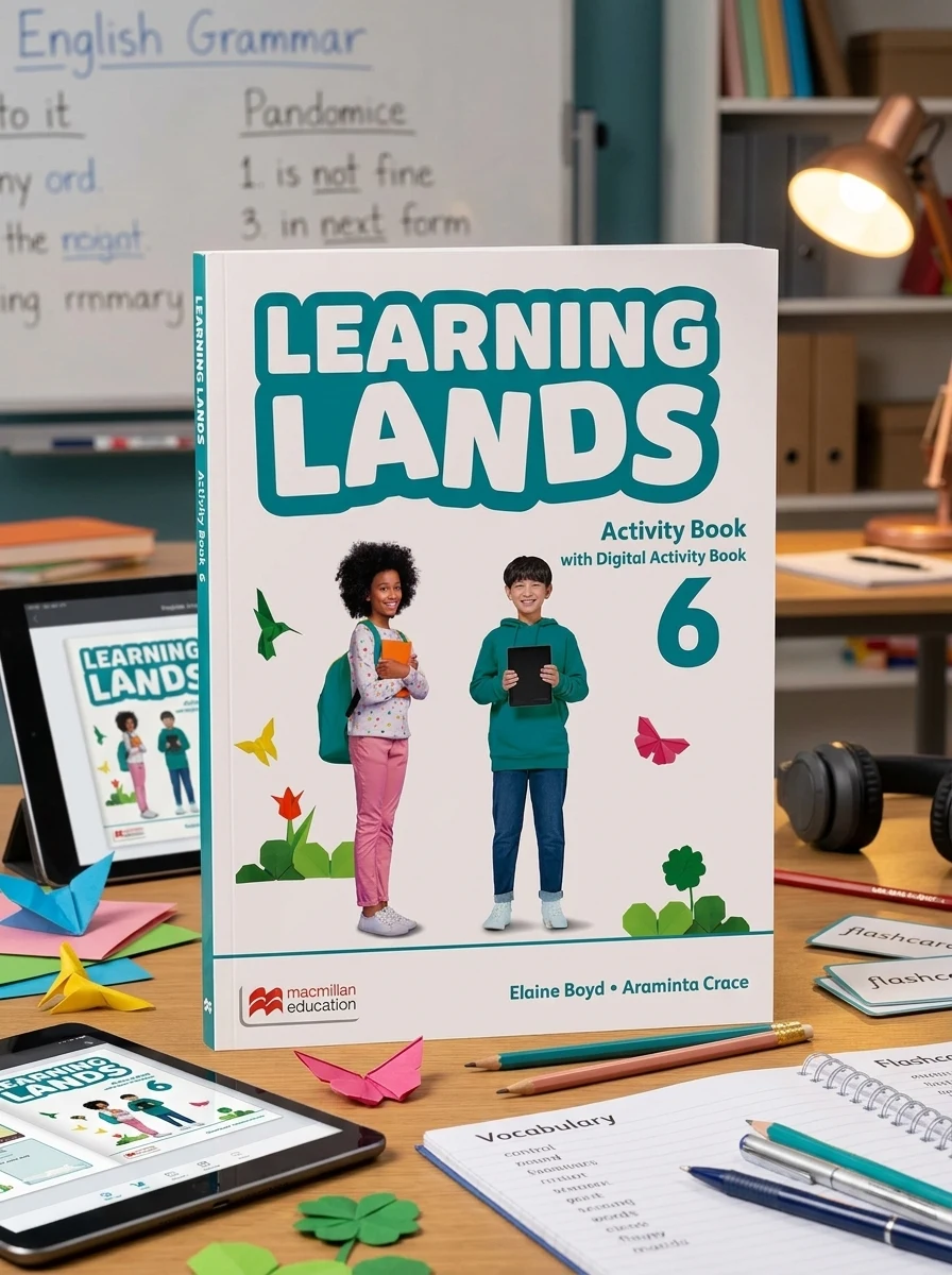 Learning Lands Level 6. Activity Book with Digital Activity Book — Арамінта Грейс, обкладинка