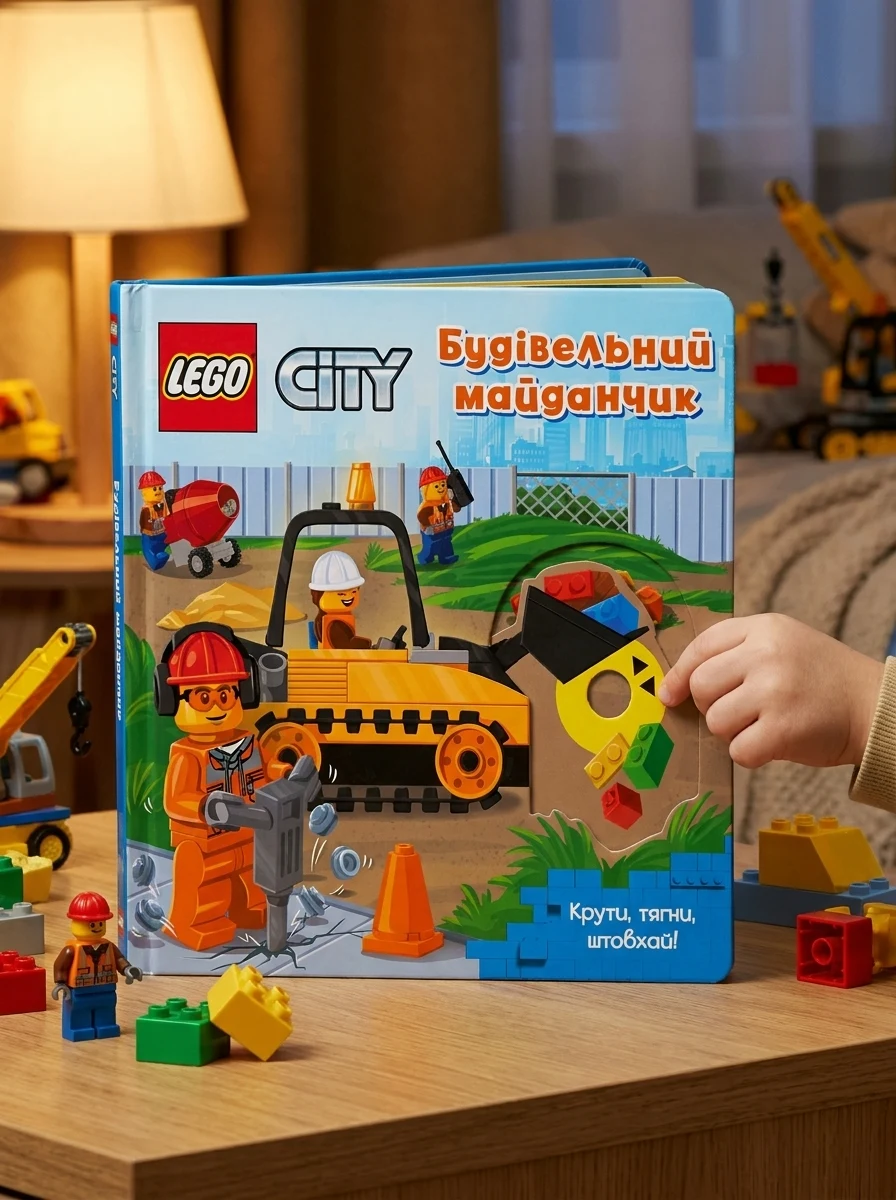 LEGO City Будівельний майданчик. Крути, тягни, штовхай! — фото 2