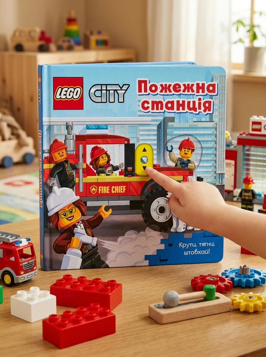LEGO City Пожежна станція. Крути, тягни