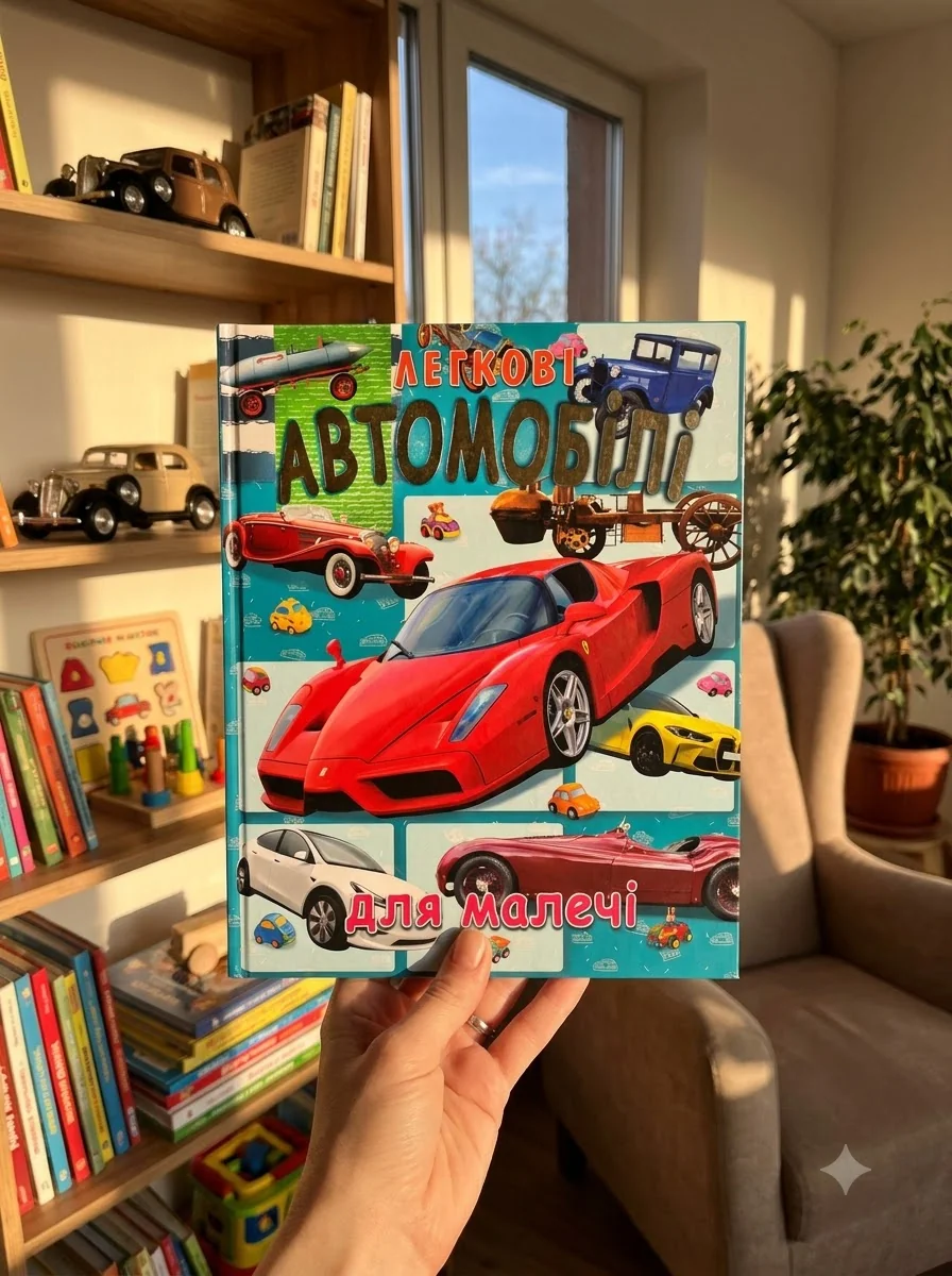 Легкові автомобілі для малечі — Товстий В., обкладинка
