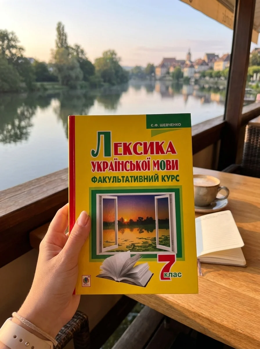 Лексика української мови. Факультативний курс. 7 клас — Євгенія Шевченко, обкладинка