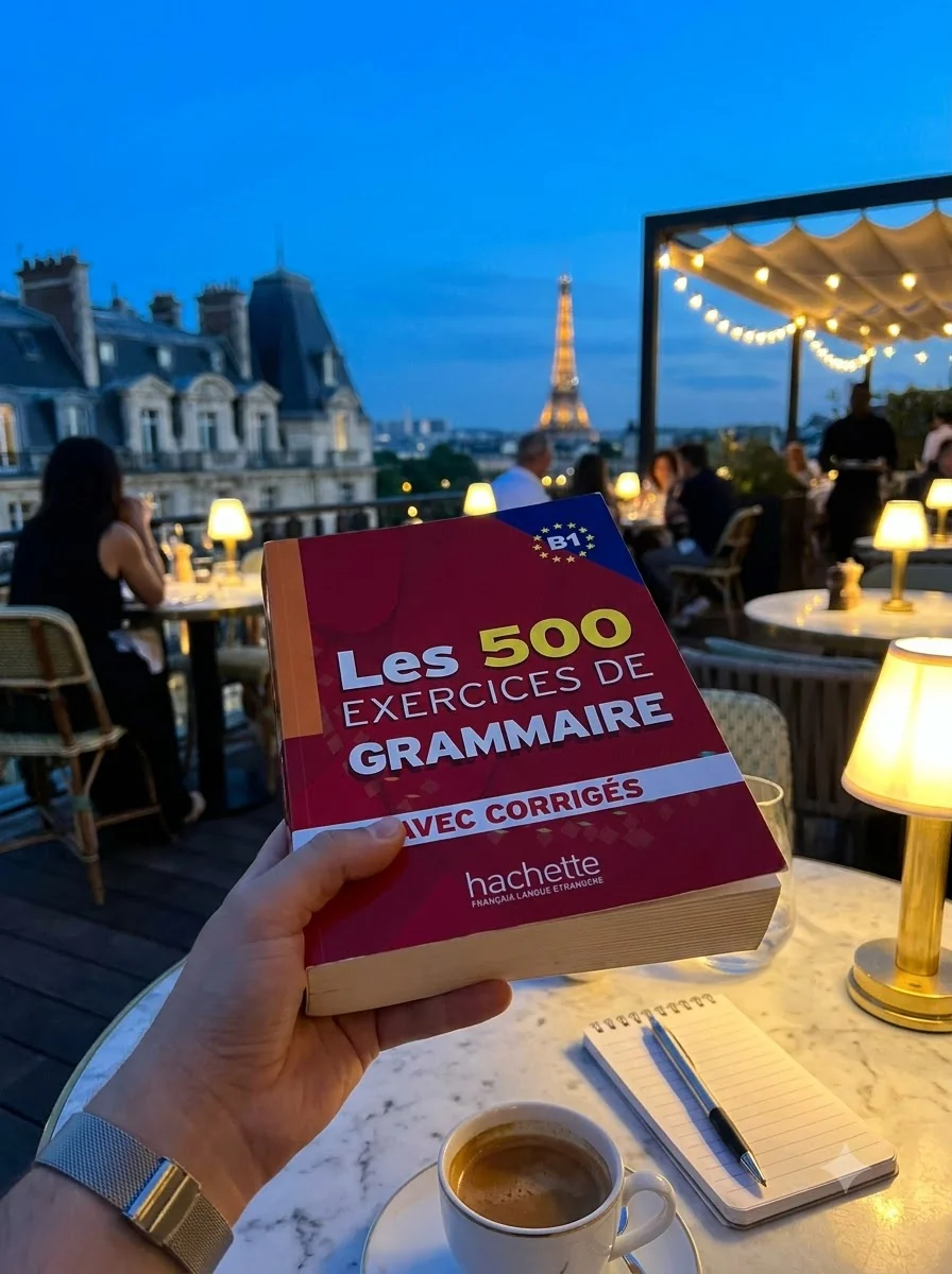 Les 500 Exercices de Grammaire Livre de l'eleve B1 + corriges — Івон Делатур, обкладинка