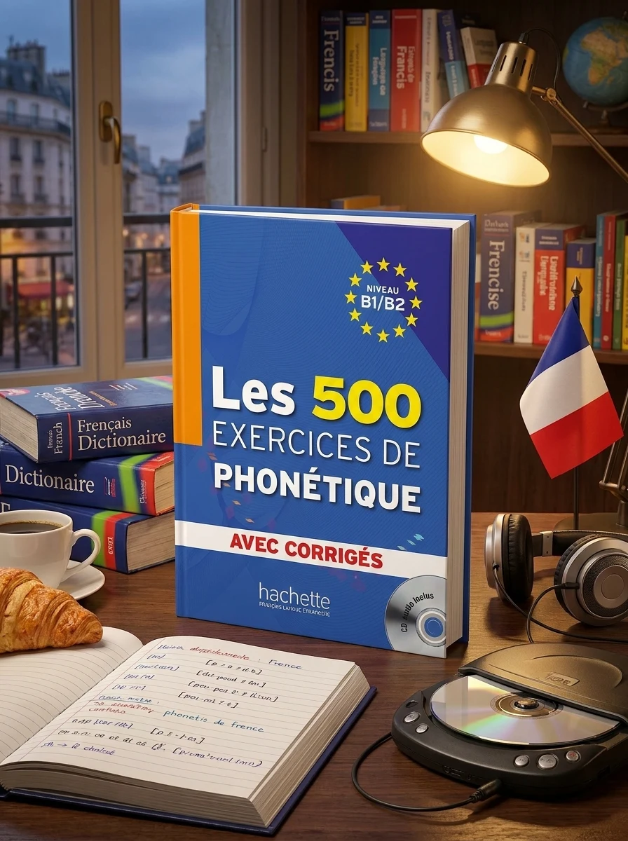 Les 500 Exercices Phone'tique B1/B2 + CD audio