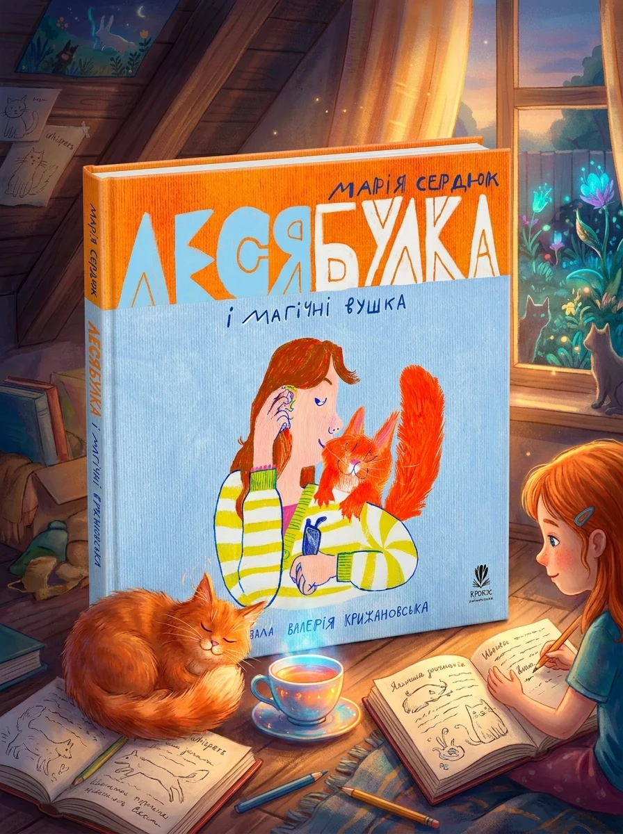 Леся Булка і магічні вушка — Марія Сердюк, обкладинка