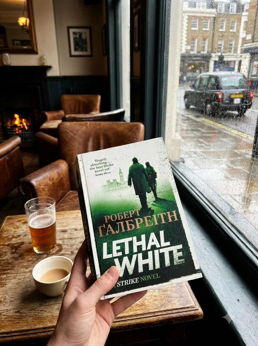 Lethal White — Роберт Ґалбрейт, обкладинка