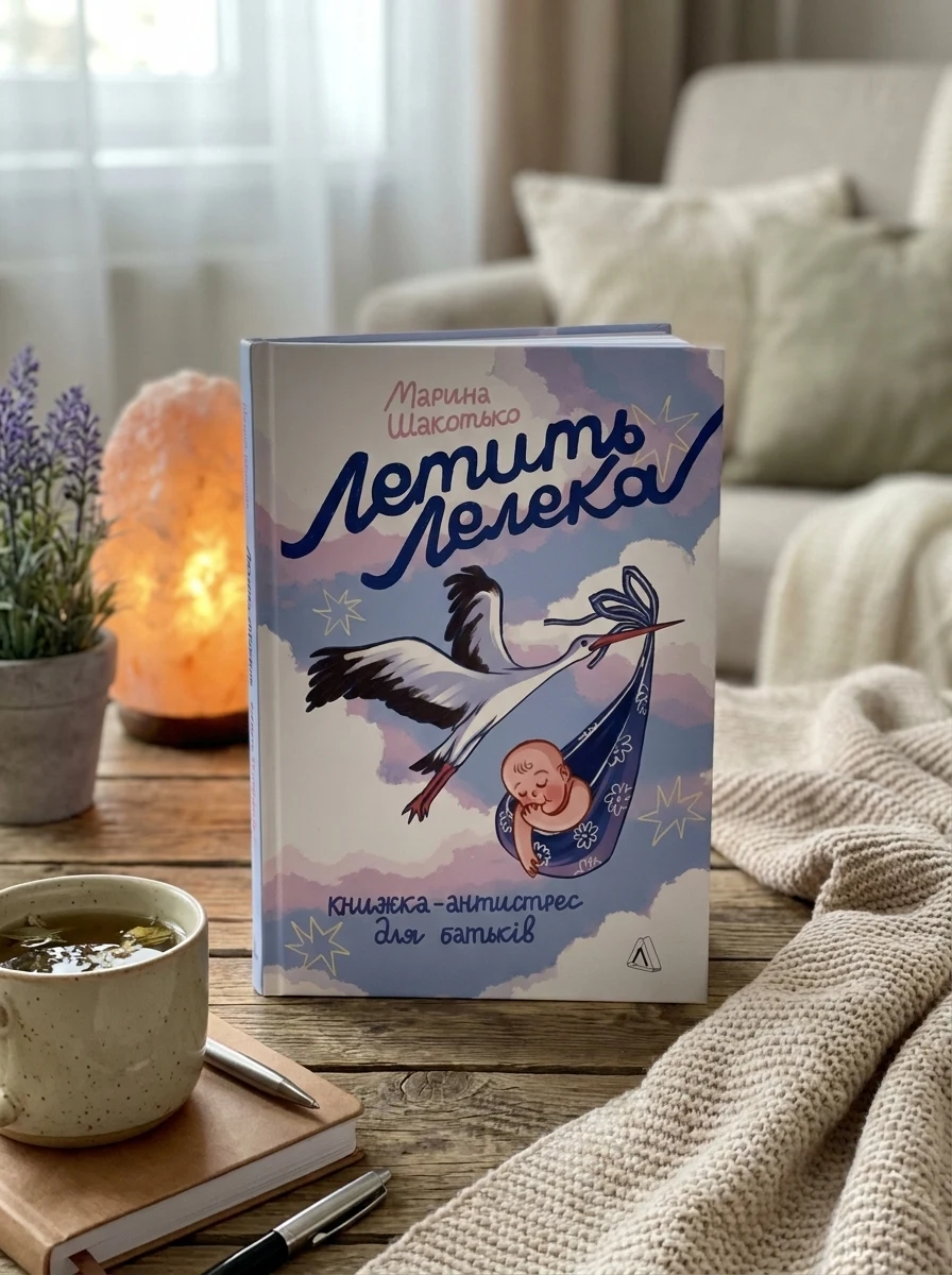 Летить лелека. Книжка-антистрес для батьків
