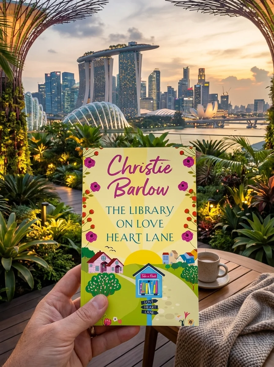 Library on Love Heart Lane — Christie Barlow, обкладинка