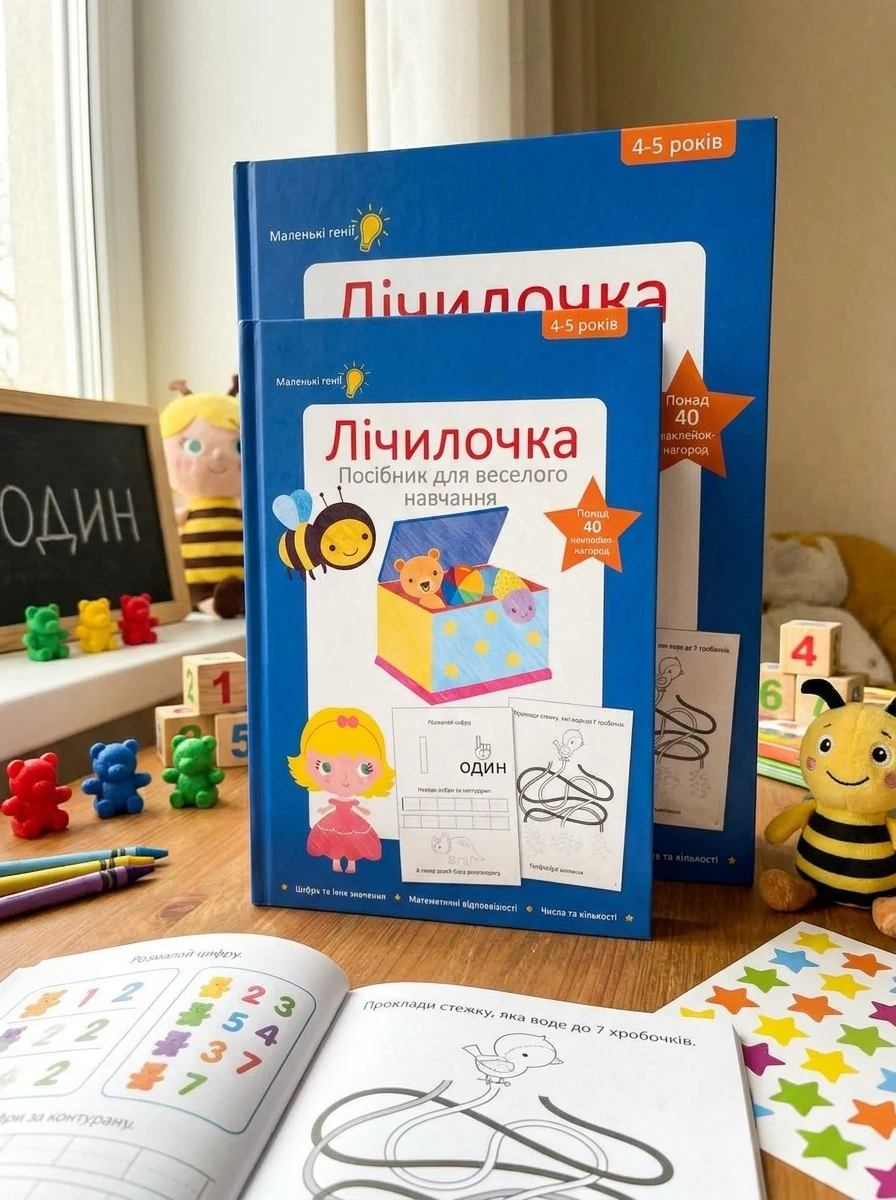 Лічилочка. 4-5 років. Посібник для веселого навчання