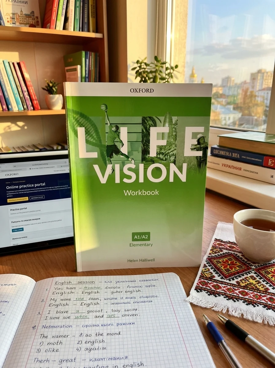 Life Vision Elementary A1-A2 Workbook with Online Practice (Edition for Ukraine) — Вивчення мов