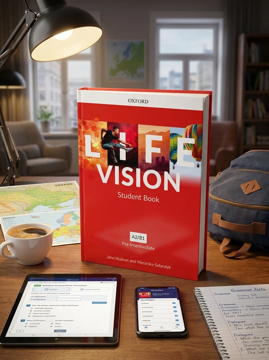 Life Vision Pre-Intermediate A2-B1 Student's Book with e-Book (Edition for Ukraine) — Вивчення мов