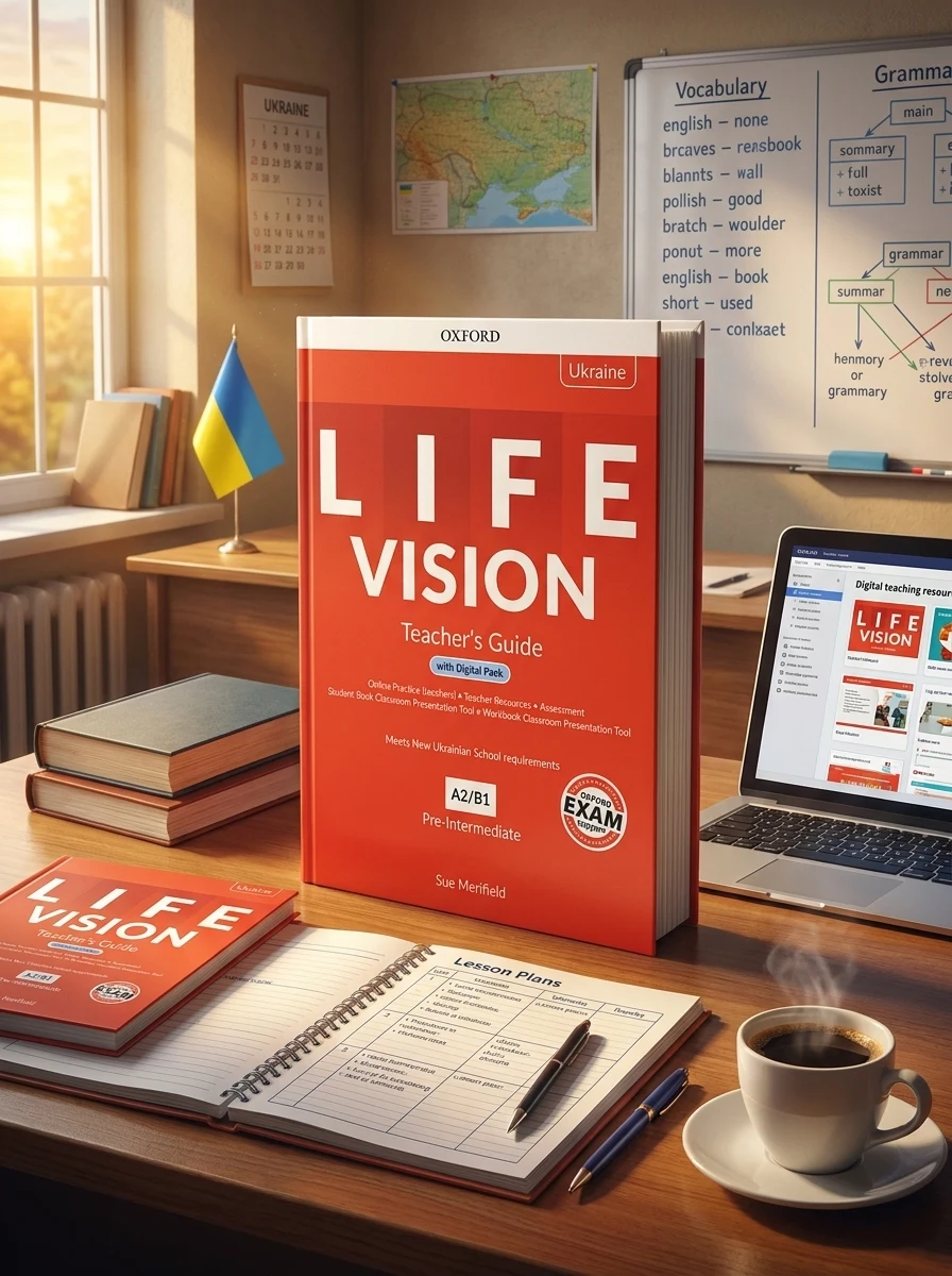 Life Vision Pre-Intermediate A2-B1 Teacher's Guide with Digital Pack (Edition for Ukraine)