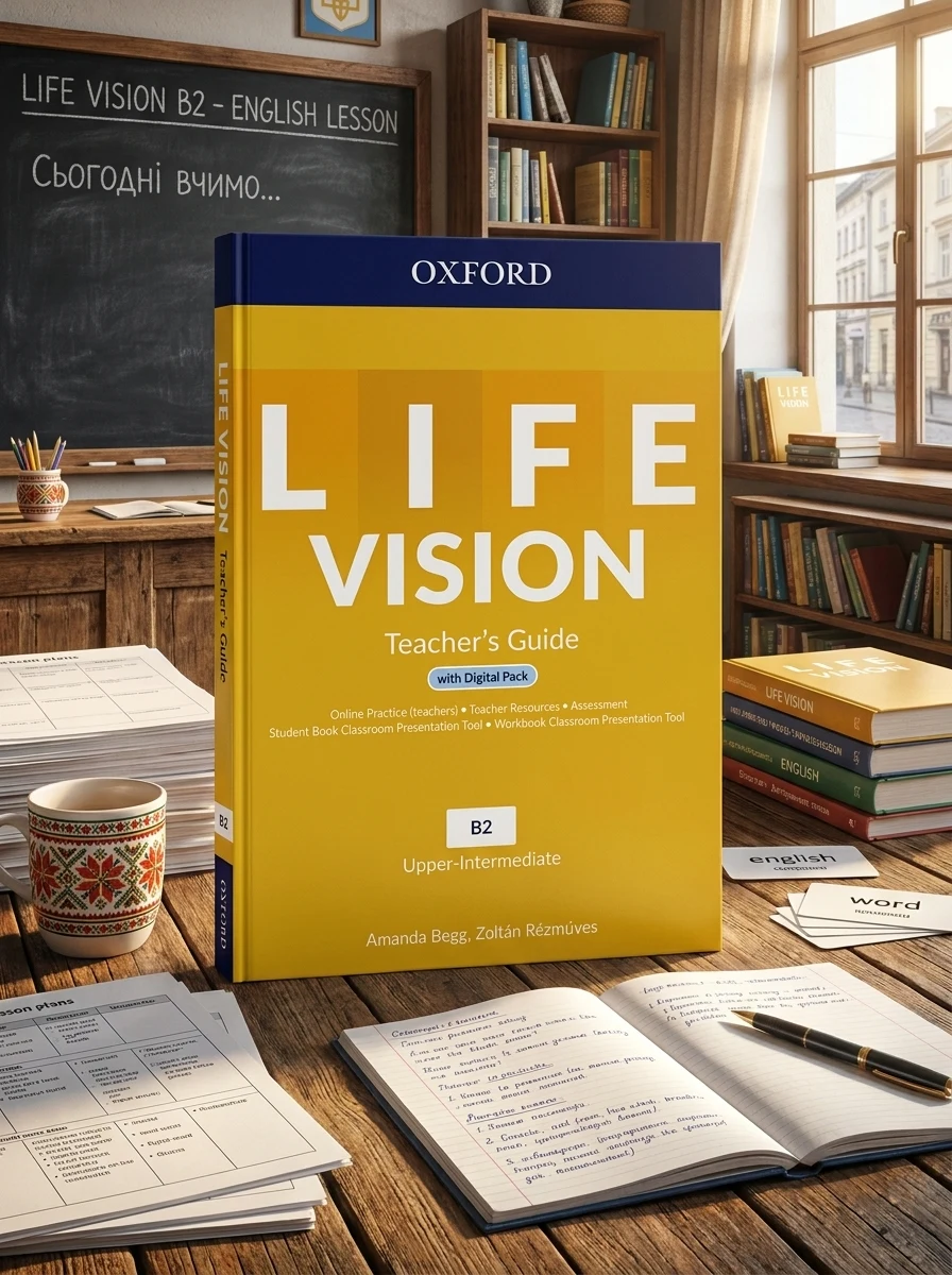 Life Vision Upper-Intermediate B2 Teacher's Guide with Digital Pack (Edition for Ukraine)