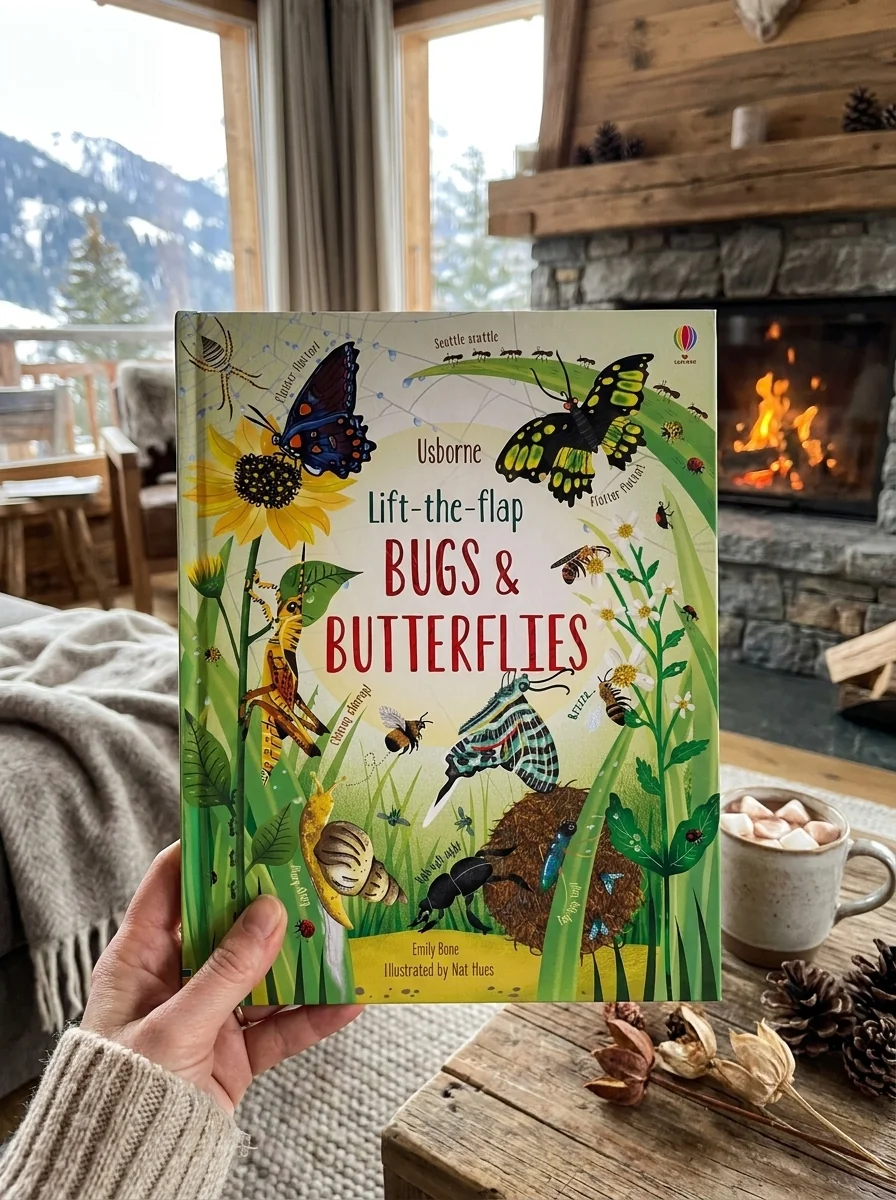 Lift-the-Flap: Bugs and Butterflies — Емілі Боун, обкладинка