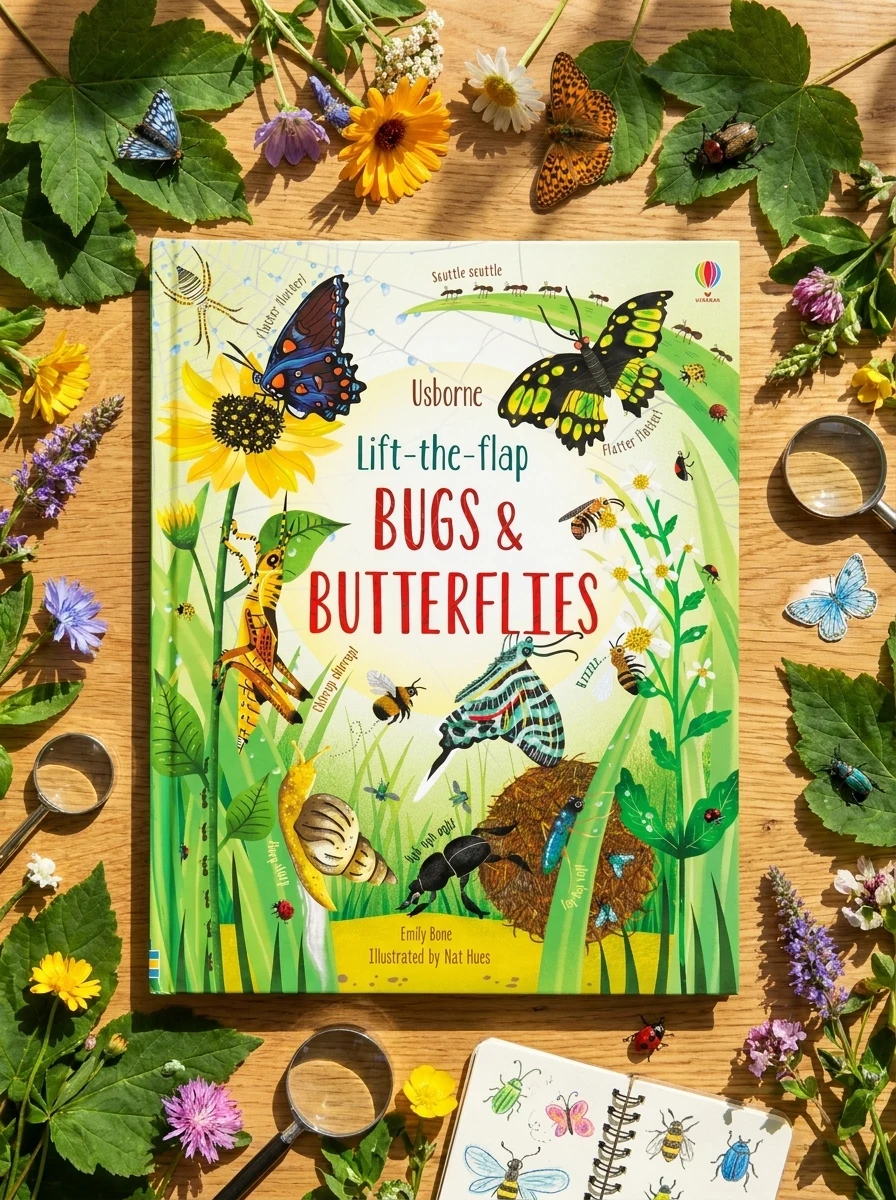 Lift-the-Flap: Bugs and Butterflies — Емілі Боун, фото 2
